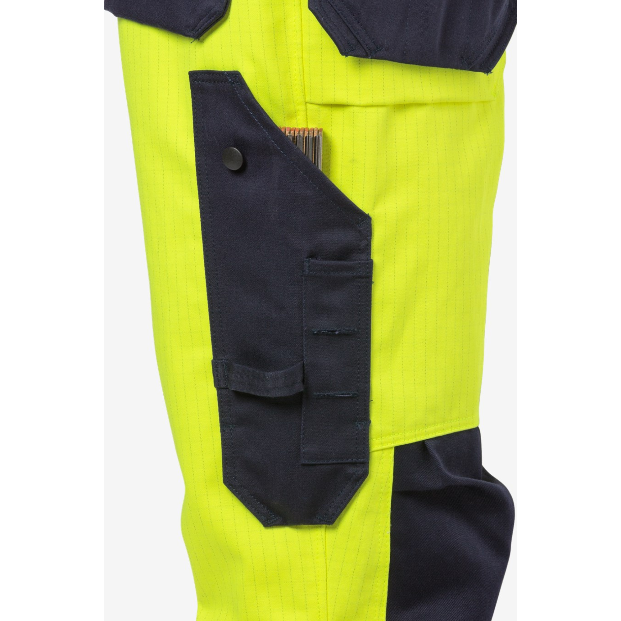 FLAME HI VIS HÅNDVÆRKER BUKSER KL.2 2584 FLAM