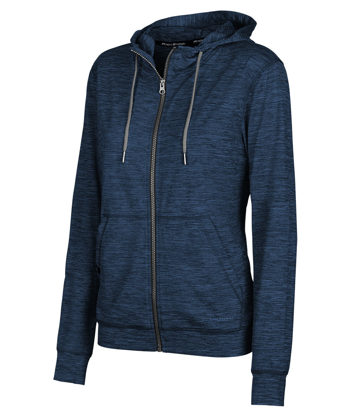 Pitch Stone dame hoodie med lynlås