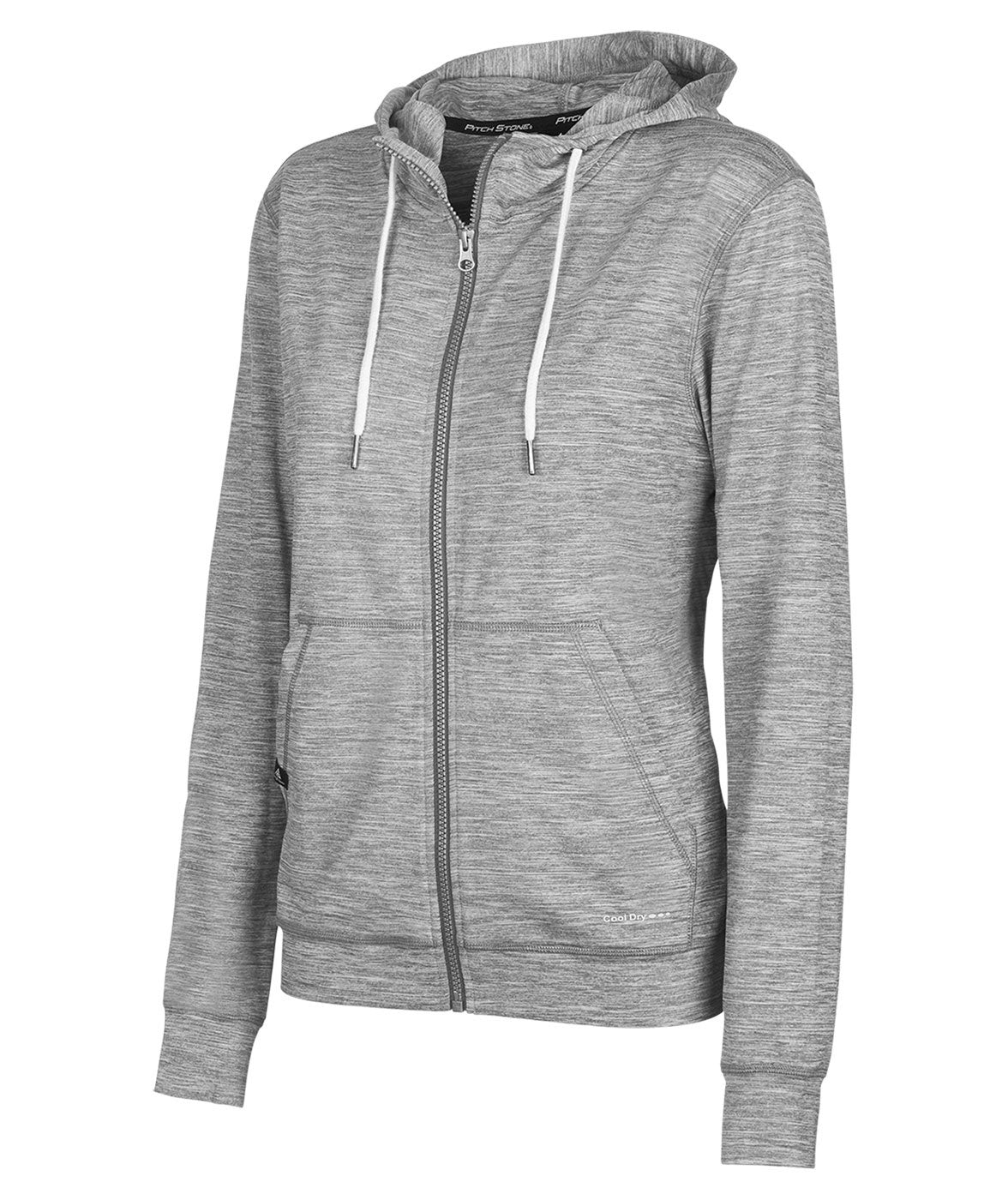 Pitch Stone dame hoodie med lynlås