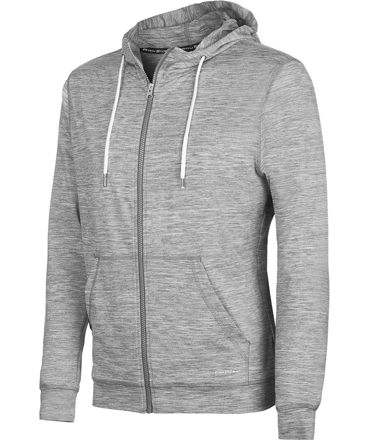 Pitch Stone hoodie med lynlås