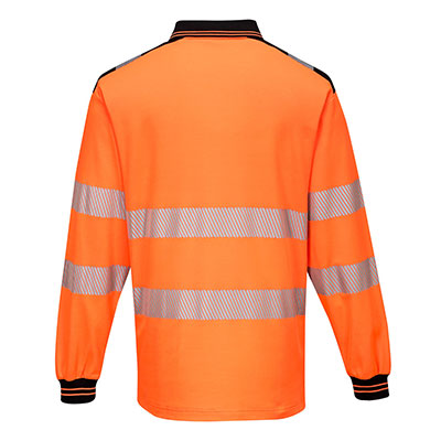 PW3 Hi-Vis Langærmet Polo